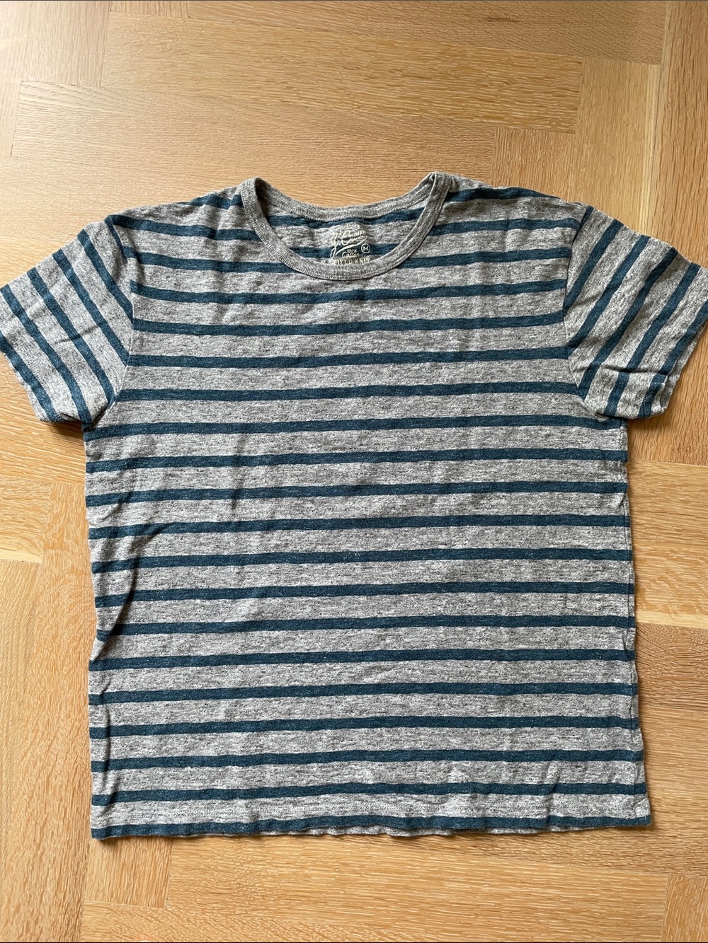 J. Crew size medium jaspe cotton striped tee size medium *please read